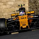 Jolyon Palmer (GBR) Renault Sport F1 Team RS17 at Formula One World Championship, Rd8, Azerbaijan Grand Prix, Practice, Baku City Circuit, Baku, Azerbaijan, Friday 23 June 2017. © Sutton Images