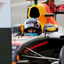 Race winner Daniel Ricciardo (AUS) Red Bull Racing RB13 arrives and celebrates in parc ferme at Formula One World Championship, Rd8, Azerbaijan Grand Prix, Race, Baku City Circuit, Baku, Azerbaijan, Sunday 25 June 2017. © Sutton Images
