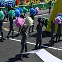 Grid entertainment at Formula One World Championship, Rd8, Azerbaijan Grand Prix, Race, Baku City Circuit, Baku, Azerbaijan, Sunday 25 June 2017. © Sutton Images