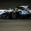 Lewis Hamilton (GBR) Mercedes-Benz F1 W08 Hybrid at Formula One World Championship, Rd3, Bahrain Grand Prix Race, Bahrain International Circuit, Sakhir, Bahrain, Sunday 16 April 2017. © Sutton Motorsport Images