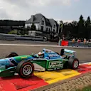 Mick Schumacher (GER) Benetton B194 at Formula One World Championship, Rd12, Belgian Grand Prix, Race, Spa Francorchamps, Belgium, Sunday 27 August 2017. © Sutton Images
