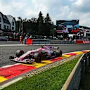 Esteban Ocon (FRA) Force India VJM10 at Formula One World Championship, Rd12, Belgian Grand Prix, Race, Spa Francorchamps, Belgium, Sunday 27 August 2017. © Sutton Images