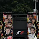 Signage / driver portraits at Formula One World Championship, Rd12, Belgian Grand Prix, Preparations, Spa Francorchamps, Belgium, Thursday 24 August 2017. © Sutton Images