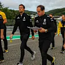 Jolyon Palmer (GBR) Renault Sport F1 Team walks the track at Formula One World Championship, Rd12, Belgian Grand Prix, Preparations, Spa Francorchamps, Belgium, Thursday 24 August 2017. © Sutton Images