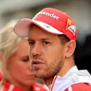 Sebastian Vettel (GER) Ferrari talks to the media at Formula One World Championship, Rd19, Brazilian Grand Prix, Qualifying, Interlagos, Sao Paulo, Brazil, Saturday 11 November 2017. © Kym Illman/Sutton Images