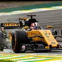 Nico Hulkenberg (GER) Renault Sport F1 Team RS17 at Formula One World Championship, Rd19, Brazilian Grand Prix, Qualifying, Interlagos, Sao Paulo, Brazil, Saturday 11 November 2017. © Kym Illman/Sutton Images