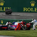 Carlos Sainz jr (ESP) Scuderia Toro Rosso STR12 stops on track in FP1 at Formula One World Championship, Rd7, Canadian Grand Prix, Practice, Montreal, Canada, Friday 9 June 2017. © Sutton Motorsport Images