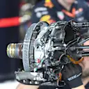 Red Bull Racing RB13 front wheel hub and brake detail at Formula One World Championship, Rd7, Canadian Grand Prix, Practice, Montreal, Canada, Friday 9 June 2017. © Sutton Motorsport Images