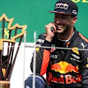 Daniel Ricciardo (AUS) Red Bull Racing celebrates on the podium with the trophy at Formula One World Championship, Rd7, Canadian Grand Prix, Race, Montreal, Canada, Sunday 11 June 2017. © Sutton Motorsport Images