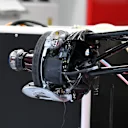 Ferrari SF70-H front brake and wheel hub detail at Formula One World Championship, Rd2, Chinese Grand Prix, Preparations, Shanghai, China, Thursday 6 April 2017. © Sutton Motorsport Images