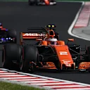Stoffel Vandoorne (BEL) McLaren MCL32 at Formula One World Championship, Rd11, Hungarian Grand Prix, Practice, Hungaroring, Hungary, Friday 28 July 2017. © Sutton Images
