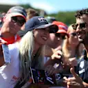 From Sunday... Daniel Ricciardo (AUS) Red Bull Racing fans selfie at Formula One World Championship, Rd11, Hungarian Grand Prix, Race, Hungaroring, Hungary, Sunday 30 July 2017. © Sutton Images