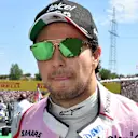 Sergio Perez (MEX) Force India on the grid at Formula One World Championship, Rd11, Hungarian Grand Prix, Race, Hungaroring, Hungary, Sunday 30 July 2017. © Sutton Images