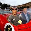 Stoffel Vandoorne (BEL) McLaren at the Parade in Milan at Formula One World Championship, Rd13, Italian Grand Prix, Preparations, Monza, Italy, Thursday 31 August 2017. © Sutton Images