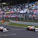 Patrick Friesacher (AUT) F1 Experiences 2-Seater driver and Zsolt Baumgartner (HUN) F1 Experiences 2-Seater driver at Formula One World Championship, Rd13, Italian Grand Prix, Practice, Monza, Italy, Friday 1 September 2017. © Sutton Images