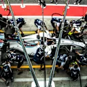 Williams pit stop practice at Formula One World Championship, Rd13, Italian Grand Prix, Preparations, Monza, Italy, Thursday 31 August 2017. © Sutton Images
