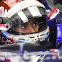 Sean Gelael (INA) Scuderia Toro Rosso STR12 at Formula One World Championship, Rd15, Malaysian Grand Prix, Practice, Sepang, Malaysia, Friday 29 September 2017. © Mark Sutton/Sutton Images