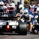 Lance Stroll (CDN) Williams FW40 pit stop at Formula One World Championship, Rd6, Monaco Grand Prix, Qualifying, Monte-Carlo, Monaco, Saturday 27 May 2017. © Sutton Images