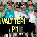 Race winner Valtteri Bottas (FIN) Mercedes AMG F1 celebrates with the team at Formula One World Championship, Rd4, Russian Grand Prix, Race, Sochi Autodrom, Sochi, Krasnodar Krai, Russia, Sunday 30 April 2017.