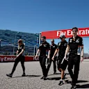 Sergio Perez (MEX) Force India walks the track at Formula One World Championship, Rd4, Russian Grand Prix, Preparations, Sochi Autodrom, Sochi, Krasnodar Krai, Russia, Thursday 27 April 2017. © Sutton Motorsport Images