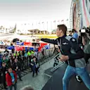 Daniil Kvyat (RUS) Scuderia Toro Rosso and fans at Formula One World Championship, Rd4, Russian Grand Prix, Preparations, Sochi Autodrom, Sochi, Krasnodar Krai, Russia, Thursday 27 April 2017. © Sutton Motorsport Images
