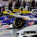 Williams F1 cars at Williams British Grand Prix Preview Day, Silverstone, England, 2 June 2017.