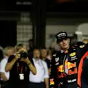 Max Verstappen (NED) Red Bull Racing celebrates in parc ferme at Formula One World Championship, Rd14, Singapore Grand Prix, Qualifying, Marina Bay Street Circuit, Singapore, Saturday 16 September 2017. © Sutton Images