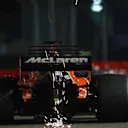 Fernando Alonso (ESP) McLaren MCL32 at Formula One World Championship, Rd14, Singapore Grand Prix, Qualifying, Marina Bay Street Circuit, Singapore, Saturday 16 September 2017. © Sutton Images