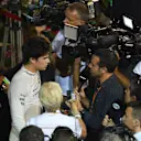 Lance Stroll (CDN) Williams talks with the media at Formula One World Championship, Rd14, Singapore Grand Prix, Qualifying, Marina Bay Street Circuit, Singapore, Saturday 16 September 2017. © Sutton Images
