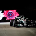 Lewis Hamilton (GBR) Mercedes-Benz F1 W08 Hybrid at Formula One World Championship, Rd14, Singapore Grand Prix, Race, Marina Bay Street Circuit, Singapore, Sunday 17 September 2017. © Mirko Stange/Sutton Images