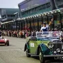 Felipe Massa (BRA) Williams on the drivers parade at Formula One World Championship, Rd14, Singapore Grand Prix, Race, Marina Bay Street Circuit, Singapore, Sunday 17 September 2017. © Manuel Goria/Sutton Images