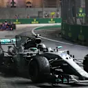 Valtteri Bottas (FIN) Mercedes-Benz F1 W08 Hybrid at Formula One World Championship, Rd14, Singapore Grand Prix, Race, Marina Bay Street Circuit, Singapore, Sunday 17 September 2017. © Sutton Images