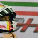 Sebastian Vettel (GER) Ferrari at Formula One Testing, Day Two, Bahrain International Circuit, Sakhir, Bahrain, Wednesday 19 April 2017. © Sutton Motorsport Images