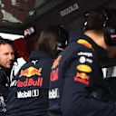 Christian Horner (GBR) Red Bull Racing Team Principal on the pit wall gantry at Formula One Testing, Day Two, Barcelona, Spain, 8 March 2017. © Sutton Images