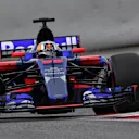 Carlos Sainz jr (ESP) Scuderia Toro Rosso STR12 at Formula One Testing, Day Two, Barcelona, Spain, 8 March 2017. © Sutton Images
