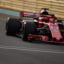 Charles Leclerc, Ferrari SF-71H at Formula One Testing, Day Two, Yas Marina Circuit, Abu Dhabi, UAE, Wednesday 28 November 2018.