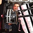 Force India VJM11 front wheel hub detail at Formula One World Championship, Rd1, Australian Grand Prix, Preparations, Melbourne, Australia, Thursday 22 March 2018. © Mark Sutton/Sutton Images