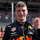 Race winner Max Verstappen (NED) Red Bull Racing celebrates in parc ferme at Formula One World Championship, Rd9, Austrian Grand Prix, Race, Spielberg, Austria, Sunday 1 July 2018. © Steven Tee/LAT/Sutton Images