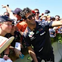 Daniel Ricciardo (AUS) Red Bull Racing fans selfie at Formula One World Championship, Rd9, Austrian Grand Prix, Race, Spielberg, Austria, Sunday 1 July 2018. © Mark Sutton/Sutton Images