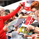 Sebastian Vettel (GER) Ferrari signs autographs for the fans at Formula One World Championship, Rd9, Austrian Grand Prix, Preparations, Spielberg, Austria, Thursday 28 June 2018. © Jerry Andre/Sutton Images