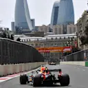 Daniel Ricciardo (AUS) Red Bull Racing RB14 at Formula One World Championship, Rd4, Azerbaijan Grand Prix, Practice, Baku City Circuit, Baku, Azerbaijan, Friday 27 April 2018.