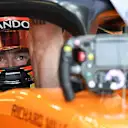 Stoffel Vandoorne (BEL) McLaren MCL33 at Formula One World Championship, Rd4, Azerbaijan Grand Prix, Qualifying, Baku City Circuit, Baku, Azerbaijan, Saturday 28 April 2018. © Mark Sutton/Sutton Images