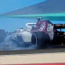 Charles Leclerc (MON) Alfa Romeo Sauber C37 spins at Formula One World Championship, Rd2, Bahrain Grand Prix, Practice, Bahrain International Circuit, Sakhir, Bahrain, Friday 6 April 2018. © Manuel Goria/Sutton Images