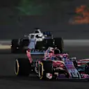 Sergio Perez (MEX) Force India VJM11 at Formula One World Championship, Rd2, Bahrain Grand Prix, Practice, Bahrain International Circuit, Sakhir, Bahrain, Friday 6 April 2018. © Mark Sutton/Sutton Images