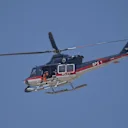Mark Sutton (GBR) Sutton Images F1 Photographer shoots form the helicopter at Formula One World Championship, Rd2, Bahrain Grand Prix, Qualifying, Bahrain International Circuit, Sakhir, Bahrain, Saturday 7 April 2018. © Simon Galloway/Sutton Images