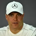 Valtteri Bottas (FIN) Mercedes-AMG F1 in the Press Conference at Formula One World Championship, Rd2, Bahrain Grand Prix, Preparations, Bahrain International Circuit, Sakhir, Bahrain, Thursday 5 April 2018. © Simon Galloway/Sutton Images
