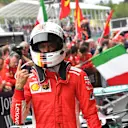 Race winner Sebastian Vettel, Ferrari celebrates in parc ferme at Formula One World Championship, Rd13, Belgian Grand Prix, Race, Spa Francorchamps, Belgium, Sunday 26 August 2018. © Jerry Andre/Sutton Images