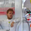 Sebastian Vettel (GER) Ferrari at Formula One World Championship, Rd10, British Grand Prix, Qualifying, Silverstone, England, Saturday 7 July 2018. © Jerry Andre/Sutton Images