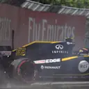 Carlos Sainz jr (ESP) Renault Sport F1 Team RS18 hits the wall in FP2 at Formula One World Championship, Rd7, Canadian Grand Prix, Practice, Montreal, Canada, Friday 8 June 2018. © Jerry Andre/Sutton Images