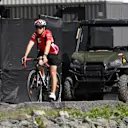Sebastian Vettel (GER) Ferrari on a bike at Formula One World Championship, Rd7, Canadian Grand Prix, Qualifying, Montreal, Canada, Saturday 9 June 2018. © Simon Galloway/Sutton Images